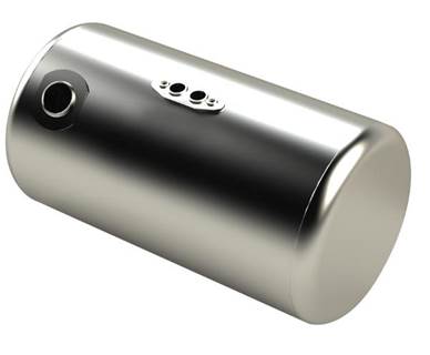 Peterbilt 379 1985-2007 Right Fuel Tank for a Alum Cylinder Peterbilt 125-134 GALLON