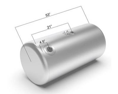 Peterbilt 389 2006-2024 Fuel Tank for a Alum Cylinder 105-114 GALLON