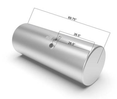 Volvo VNL Left Fuel Tank for a Alum Cylinder 145-154 GALLON