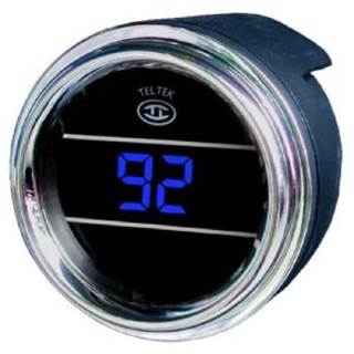 TURBO BOOST- BLUE- CHROME BEZEL 