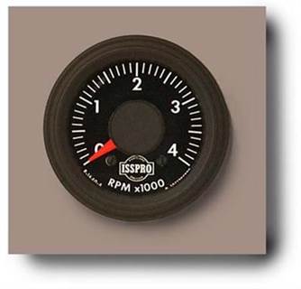 2 INCH 4000 RPM TACHOMETER, ELECTRIC ISSPRO 