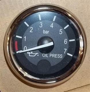 *** NEW *****  PETERBILT METRIC OIL PSI BAR SMART GAUGE OEM
 0 TO 7 BAR  
