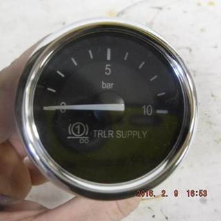 NEW TRAILER SUPPLY AIR GAUGE FOR PETERBILT KENWORTH
 DISPLAY: TRLR SUPPLY
