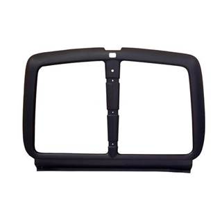 Kenworth T370 Grille Frame, Black Plastic
