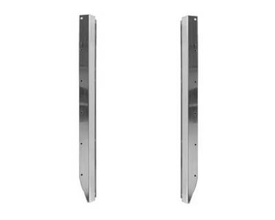 1965-1982 Kenworth W900B S-Hood Post Grille Surround, Left and Right, Stainless Steel