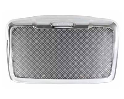 2007-2018 Freightliner Cascadia 125 Premium Front Mesh Grille with Bug Screen, Plastic Chrome