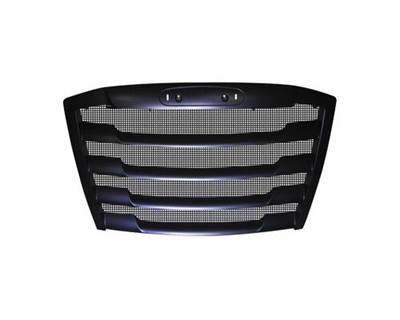 2018 & Up Freightliner Cascadia 126 Premium Black Grille without Bug Screen