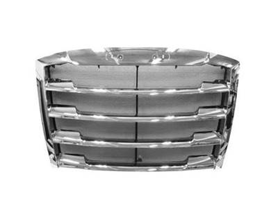 2018-2019 Freightliner Cascadia Chrome Grille with Bug Screen (Plastic)