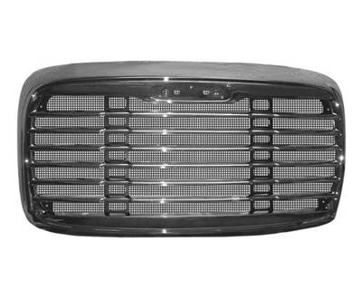 2005-2008 Freightliner Columbia 112 Premium Plastic Chrome Grille with Bug Screen