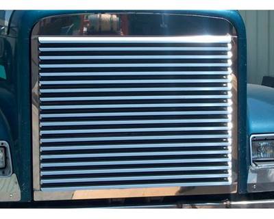 Freightliner FLD132 Classic XL Stainless Steel Hood Grille w/ 17 Louvers
