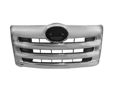 2011 & Up Hino 258/268 Premium Chrome Front Grille, Plastic