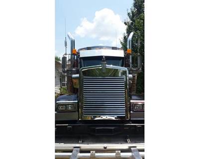 1990-2024 Kenworth W900L Hood Grille with 19 Louvers, Stainless Steel