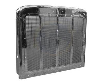 1987-2007 Peterbilt 379 Premium Stainless Steel Grille Assembly, Short Hood