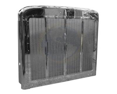 New Peterbilt 379 Premium Stainless Steel Grille Assembly, Short Hood 1987-2007