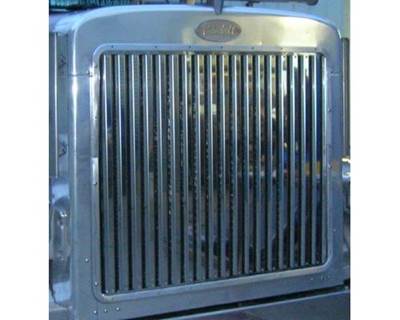 1987-2007 Peterbilt 379 EXHD Stainless Steel Hood Grille with 17 Bars