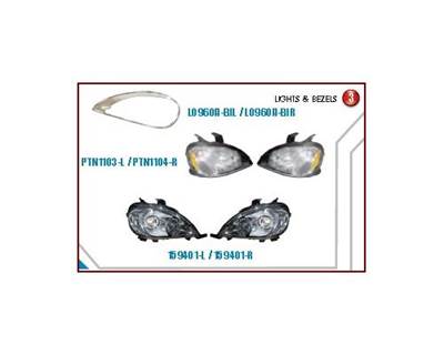 Freightliner Left Headlight Assembly for a Freightliner COLUMBIA 120 1996-2004