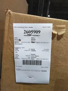 Freightliner COLUMBIA 120 2004-2011 Right Headlight Assembly