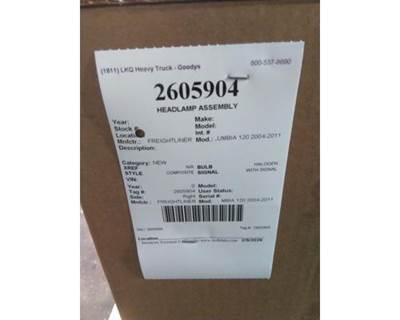 Freightliner Right Headlight Assembly for a Freightliner COLUMBIA 120 2004-2013