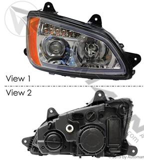 Kenworth T660 2007-2017 Right Headlight Assembly