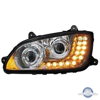 Kenworth Left Headlight Assembly for a Kenworth T660 2007-2017