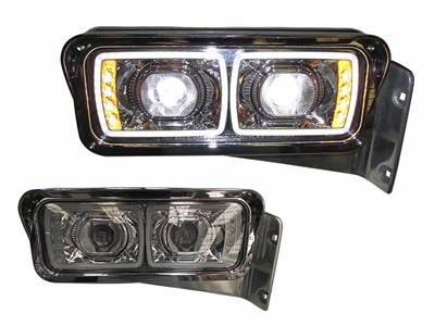 Peterbilt Right Headlight Assembly for a Peterbilt 379 1987-2007