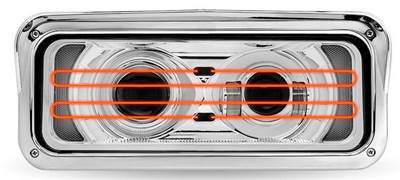 Universal Left Headlight Assembly for a Universal ALL