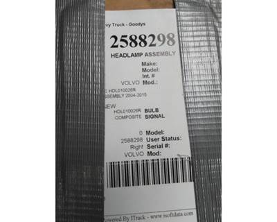 Volvo VNL Right Headlight Assembly