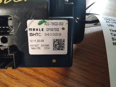 Freightliner Cascadia 126 Heater / AC Temp Control