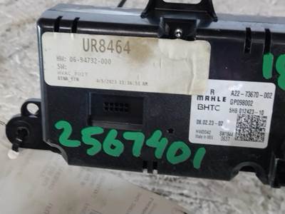 Freightliner Cascadia 126 Heater / AC Temp Control