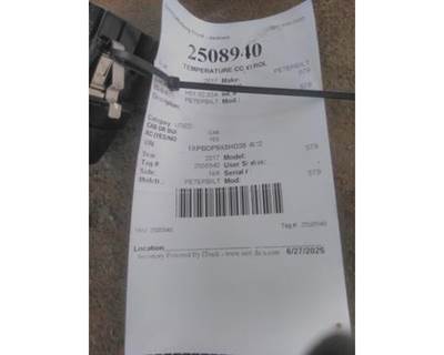 Peterbilt 579 Heater / AC Temp Control