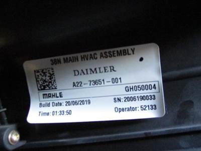 Freightliner Cascadia 126 Right Heater Assembly