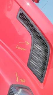 Volvo VNL Right Hood Side Vent