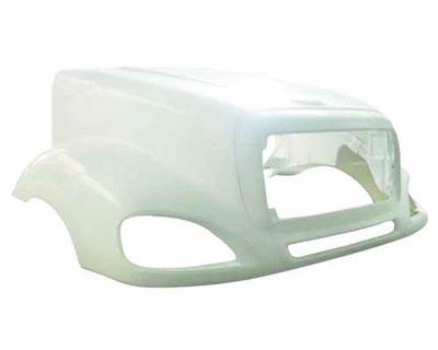 2001-2015 Freightliner Columbia 120 Premium Fiberglass Hood with Front Bar, SBA