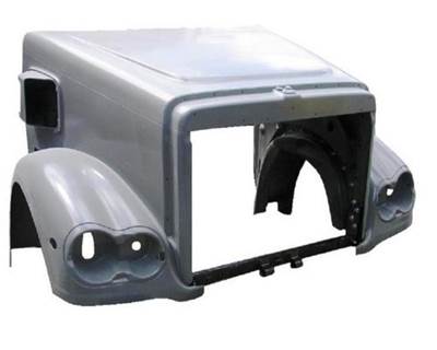 New 2002-2010 Freightliner Coronado Hood 132" BBC with Double Round Headlight