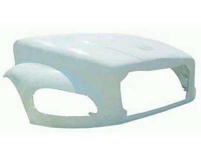 2008-2024 Freightliner M2 106 Premium Fiberglass Hood SBA, 38 1/2" Centerline