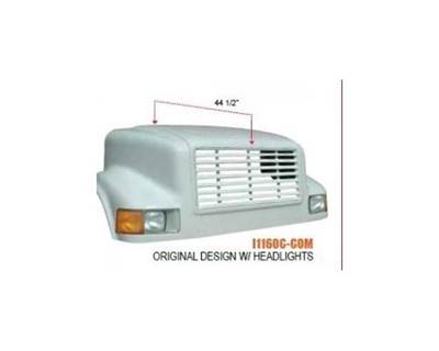 1989-2001 International 3700/3800/4700/4900 Hood with Headlights, 44.5" Centerline