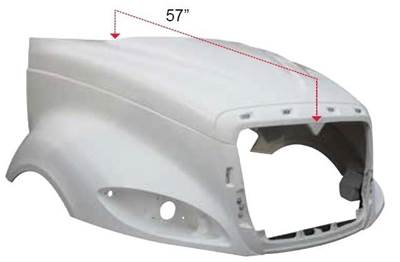 International ProStar Hood for a International PROSTAR 122