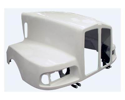 1997-2007 Kenworth T600B Premium Fiberglass Aero Hood, 59" Centerline