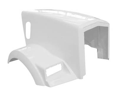 1995-2007 Kenworth T800 B Premium Short Fiberglass Hood with Curved Windshield