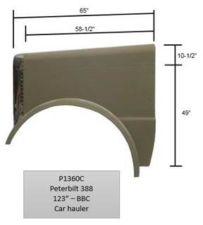 Peterbilt 388 2007-2015 Hood