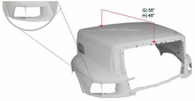 Sterling A9513 1996-2000 Hood