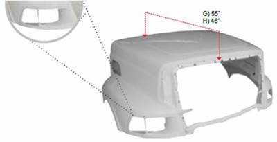 Sterling A9513 1996-2000 Hood