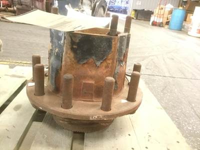 ABS, 44K, 10 HOLE PILOTED,  6 BOLT AXLE SHAFT, CAST, REAR HUB,  