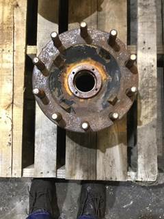 10 HOLE PILOTED, CAST, FRONT HUB, ABS, 4 BOLT CAP, 8100 LB.,  
