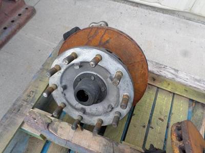 USED DISC BRAKE HUB CUT OFF OF A 2021 KENWORTH T680. 