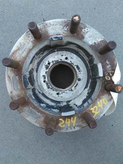 USED ALUM. STEER AXLE HUB WITH ABS AND HP STUDS 