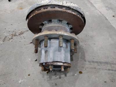 USED HUB CUT THAT INCLUDES HUB AND BRAKE DISC OFF OF A 2014 PETERBILT 386. 