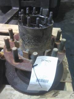 10 HOLE HUB PILOTED, 12 BOLT AXLE SHAFT TYPE, FOR DISC BRAKE APPL, STEEL HUB,