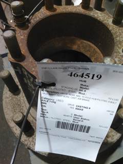 HR729, REAR, ABS, 10 HOLE HUB PILOTED, 8 BOLT AXLE SHAFT, DEEP BORE, CAST, AIR