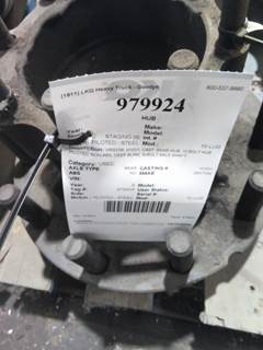 HR935R, H1031, CAST, REAR HUB, 10 BOLT HUB PILOTED, NON-ABS, DEEP BORE, 8-BOLT